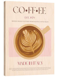 Holzbild Coffee, Italy 1979