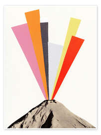 Wandbild Eruption - Cassia Beck