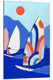 Aluminium print Windsurf - Julie Lesouef