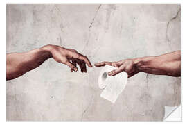 Wandsticker Adams Klopapier