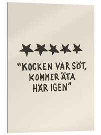 Gallery Print Kocken Var Söt