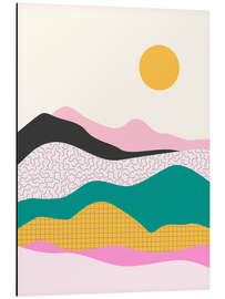 Magnettafel Bunte Berge