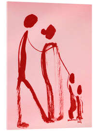 Acrylglasbild People Drawing 61