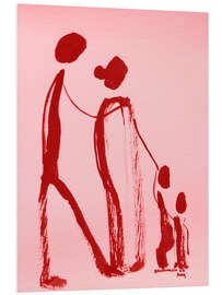 Hartschaumbild People Drawing 61