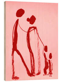 Holzbild People Drawing 61