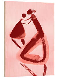 Holzbild People Drawing 81