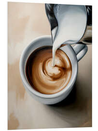 Hartschaumbild Morgendlicher Cappuccino