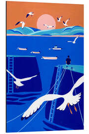 Obraz na aluminium Little Port - Julie Lesouef