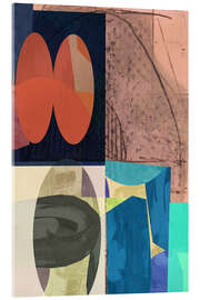 Acrylglasbild Quadrant Forms Abstract - Cartissi