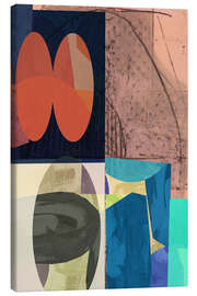 Leinwandbild Quadrant Forms Abstract - Cartissi