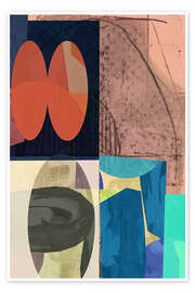 Wandbild Quadrant Forms Abstract - Cartissi