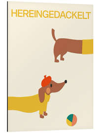 Magnettafel Hereingedackelt