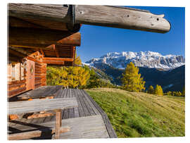 Acrylglasbild Almhütte - Martin Zwick