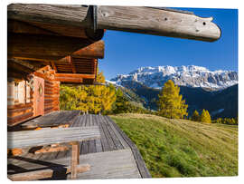 Leinwandbild Almhütte - Martin Zwick