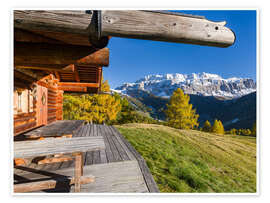 Wandbild Almhütte - Martin Zwick