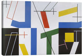 Leinwandbild Sechs Räume mit vier kleinen Kreuzen - Sophie Taeuber-Arp