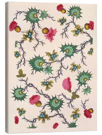 Leinwandbild Louis-Albert DuBois - Floral Textile Design