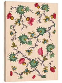 Holzbild Louis-Albert DuBois - Floral Textile Design