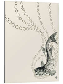 Tableau en aluminium Fishing exhibition, 1900 - Koloman Moser