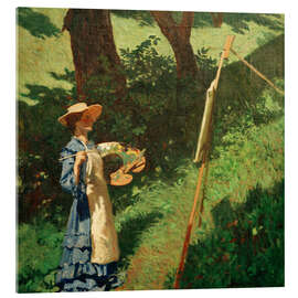 Acrylglasbild Malerin, 1903