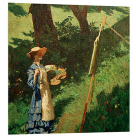 Hartschaumbild Malerin, 1903