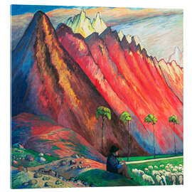 Acrylglasbild Lebensabend, 1922 - Marianne von Werefkin