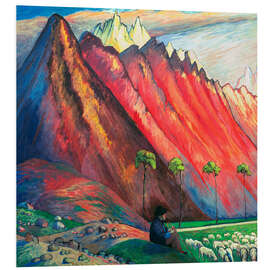 Hartschaumbild Lebensabend, 1922