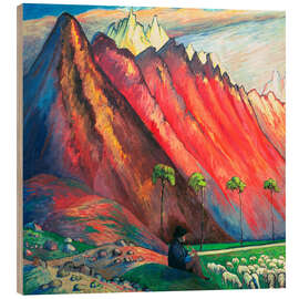 Holzbild Lebensabend, 1922