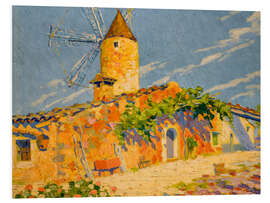 Hartschaumbild Mühle