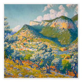 Poster Berglandschaft