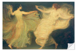 Wandsticker Zwei Tänzerinnen, 1896