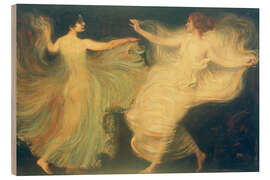 Holzbild Zwei Tänzerinnen, 1896