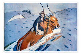 Poster Raub der Europa, 1910 - Valentin Serow