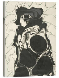 Leinwandbild Weibliche Figur im Profil, 1905 - Koloman Moser