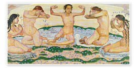 Wandbild Der Tag, 1899 - Ferdinand Hodler