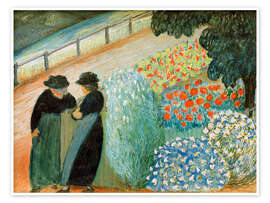 Poster Garten der Frauen, 1910 - Marianne von Werefkin