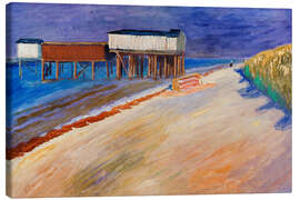 Leinwandbild Badehaus, 1911 - Marianne von Werefkin