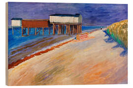 Holzbild Badehaus, 1911 - Marianne von Werefkin