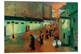 Hartschaumbild Heimkehr, 1909