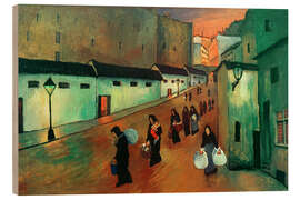 Holzbild Heimkehr, 1909