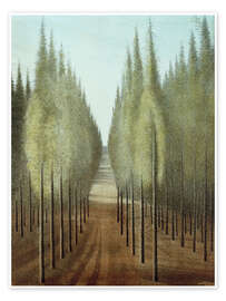 Wandbild Feuerweg - Léon Spilliaert