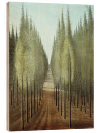 Holzbild Feuerweg - Léon Spilliaert