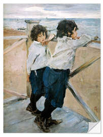 Wandsticker Söhne Alexander und Georgij, 1899