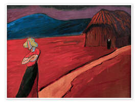 Poster Tragische Stimmung, 1910 - Marianne von Werefkin