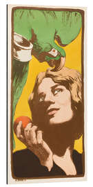 Alubild Die Frau mit dem Papagei - Angelo Jank, 1898