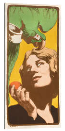 Gallery Print Die Frau mit dem Papagei - Angelo Jank, 1898