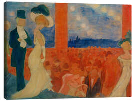 Leinwandbild Ballsaal - Marianne von Werefkin