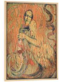 Acrylglasbild Verspielte Meerjungfrau - Pul Herrmann, 1897