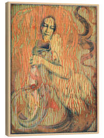 Leinwandbild Verspielte Meerjungfrau - Pul Herrmann, 1897