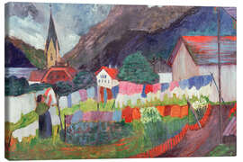 Leinwandbild Im Dorf, 1910 - Marianne von Werefkin